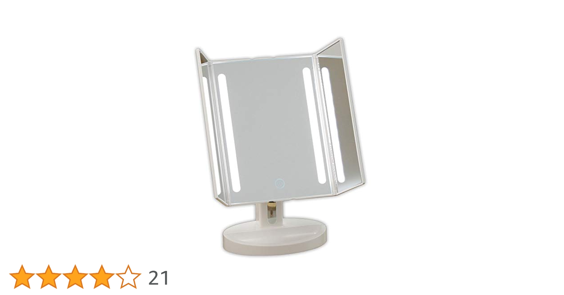 メイク道具・化粧小物 YMR Amazon | ヤマムラ LEDライト 三面メイクアップミラー YBM-1631